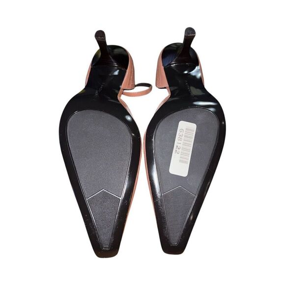 Bandolino Dark Natural Square Toe Heels With/Ankle Strap Women’s Sz 10 NWOB - Picture 9 of 11